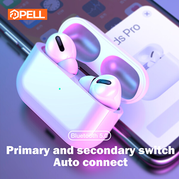 Pell T3 iPhone ve Android Uyumlu Beyaz Bluetooth Kulaklık