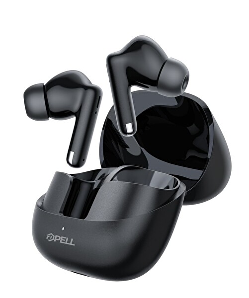 Pell T20 Kablosuz Kulak İçi 5.3 Bluetooth Kulaklık Siyah