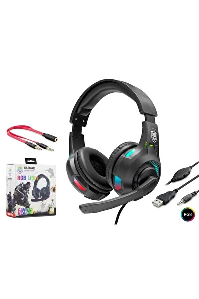 Pell GM403 Kablolu Mikrofonlu Siyah Kulak Üstü Kulaklık