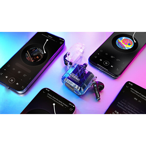 GravaStar Sirius P5 Crystal V2 Mavi True Wireless Bluetooth Kulaklık