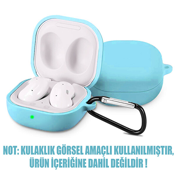 Microsonic Samsung Galaxy Buds Pro Mat Silikon Kılıf Turkuaz