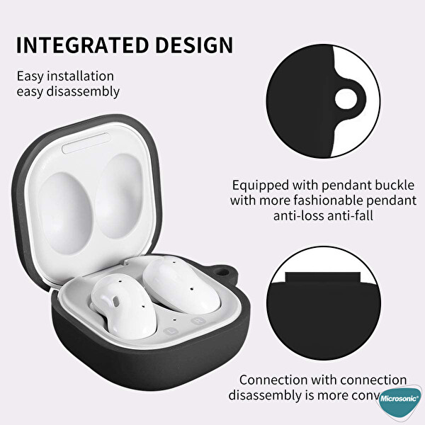 Microsonic Samsung Galaxy Buds Pro Mat Silikon Kılıf Turkuaz