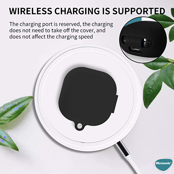Microsonic Samsung Galaxy Buds Pro Mat Silikon Kılıf Turkuaz