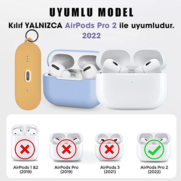 Microsonic AirPods Pro 2. Nesil Liquid Silicone Lansman Bordo