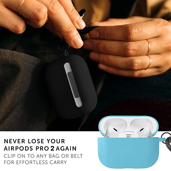 Microsonic AirPods Pro 2. Nesil Liquid Silicone Lansman Bordo