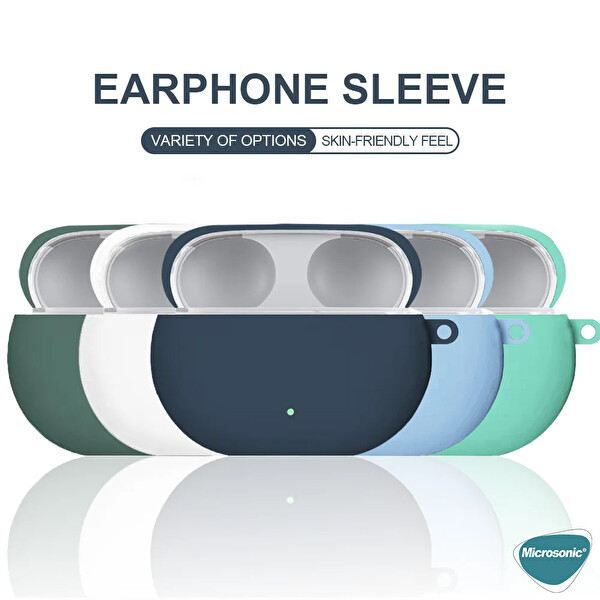 Microsonic Beats Studio Buds Kılıf Askılı Mat Silikon Yeşil