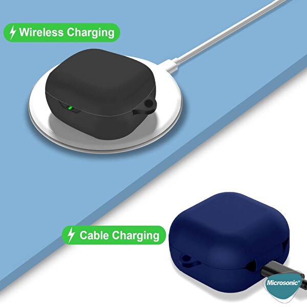 Microsonic Anker SoundCore P20i Kılıf Askılı Mat Silikon Kırmızı