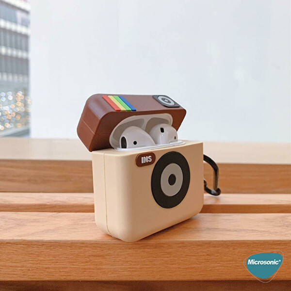Microsonic AirPods 1. Nesil - 2. Nesil Kılıf Cartoon Figürlü Silikon CRTN-FGR-INGRM