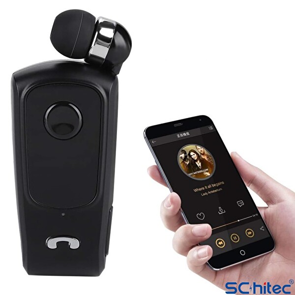 ScHitec YK24 Pro Makaralı 5.3 Kablosuz Bluetooth Kulaklık Siyah