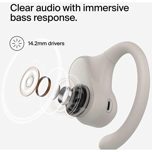 Belkin Open-Ear Wireless Bluetooth Kulaklık Krem AUC013CTSA