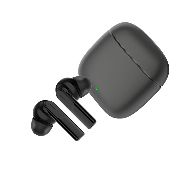 Bix TW4 Soundcraft 5.3 ENC Gürültü Engelleyici Çift Mikrofonlu IPX4 TWS Kulak İçi Bluetooth Kulaklık Siyah