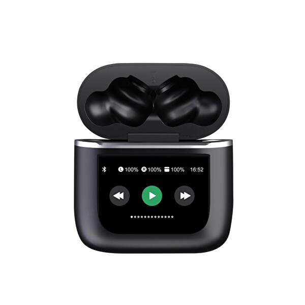 Bix X3 Soundcraft ANC/ENC Destekli Dokunmatik Dijital Ekranlı 5.4 TWS Kulak İçi Bluetooth Kulaklık Siyah