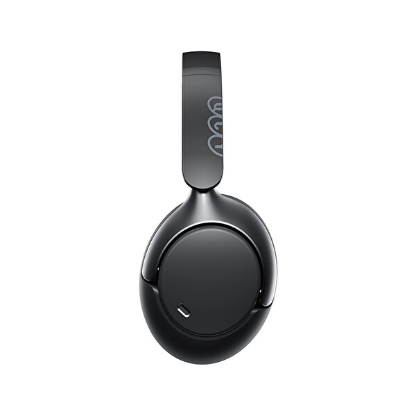 Qcy H3 Pro Hybrid ANC Hi-Res LDAC 5.4 Kablosuz Kulaklık Çift Cihaz Desteği Kulak Üstü Bluetooth Kulaklık Siyah