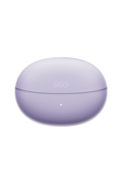 Qcy C30 QT33 Crossky 4 Mikrofon ENC IPX5 BT 5.4 Kablosuz Spor Bluetooth Kulaklık Mor