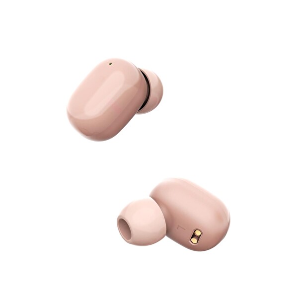 Polosmart FS55 Kulak İçi Kablosuz TWS Bluetooth Kulaklık Pembe