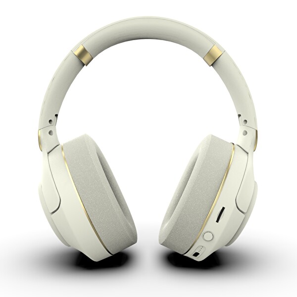 Inca IBK-503B Kablosuz 5.3 Hafıza Kart Destekli Kulak Üstü Bluetooth Kulaklık Bej