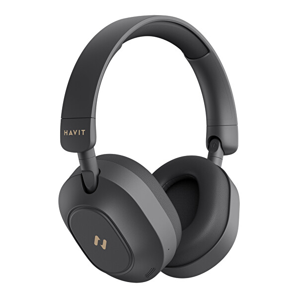 Havit H668BT ANC 80 Saat ANC Çift Cihaz DesteğiHi-Res Audio Kulak Üstü Bluetooth Kulaklık Siyah