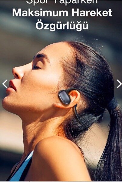 İxtech IX-E33 Boyun Bantlı Bluetooth Sporcu Kulaklığı Siyah