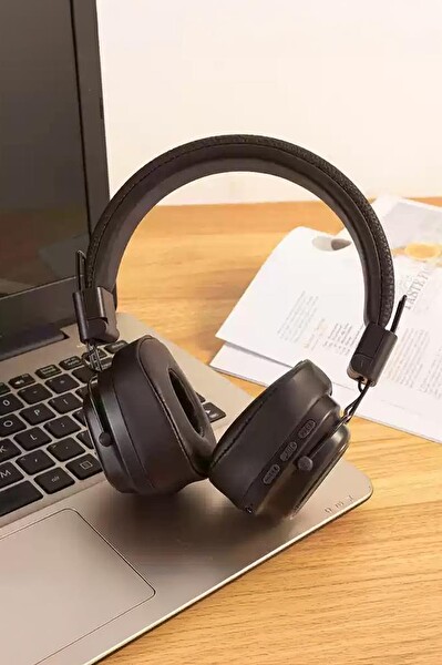 Torima HD-12 RGB Işıklı Güçlü Baslı Kulak Üstü Kablosuz Siyah Bluetooth Kulaklık