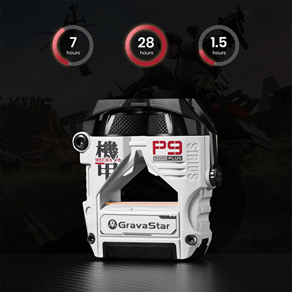 GravaStar Sirius Plus ANC TWS Beyaz Bluetooth Kulakiçi Kulaklık