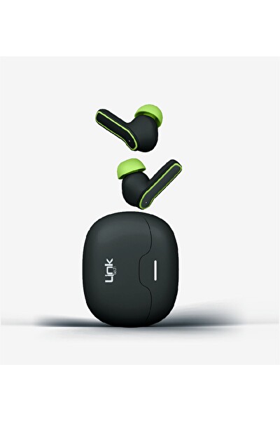 Linktech S32 Enc Gaming Kulak İçi Bluetooth Kulaklık Yeşil