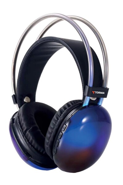 Torima HD-40 Siyah Kablosuz RGB Işıklı Kulak Üstü Bluetooth Kulaklık