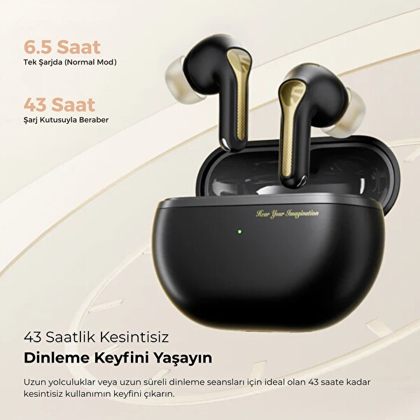 SoundPEATS Capsule 3 Pro+ ANC Hi-Res LDAC TWS Kablosuz Bluetooth Kulaklık Siyah