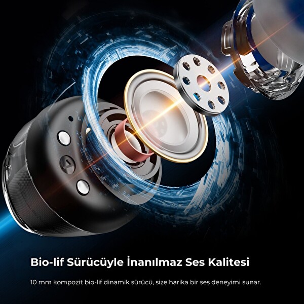 SoundPEATS Clear Dot ENC TWS Kablosuz Bluetooth Kulaklık Beyaz