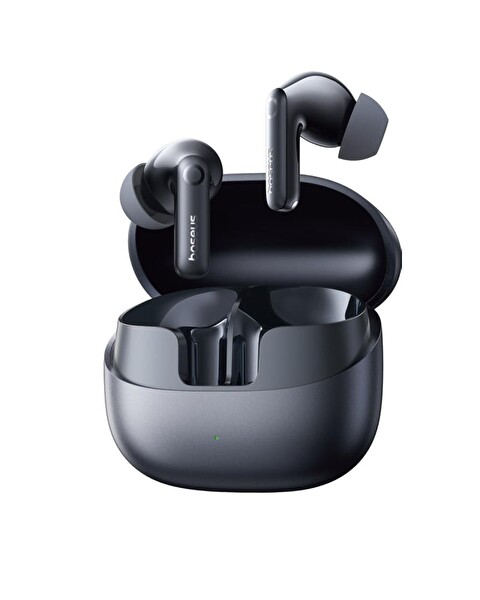 Baseus Bass BP1 Pro 50 dB Gürültü Engelleme 6 Mikrofonlu AI Net Arama IP55 55 Saat Oynatma 6.0 Bluetooth Kulaklık Siyah