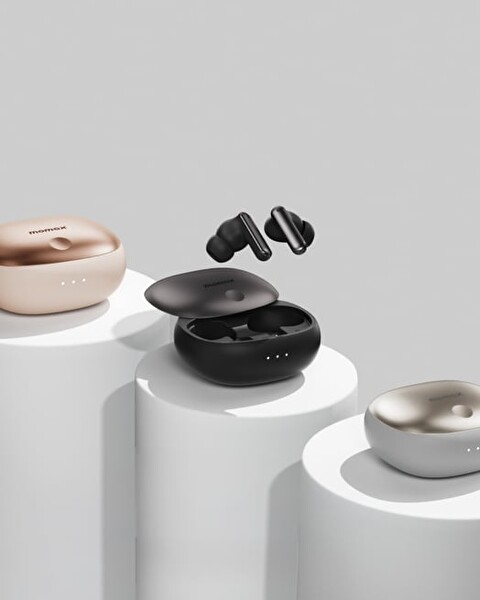 Momax 1-Vibe Lite Gerçek Kablosuz Gürültü Engelleyici Kulaklık Siyah