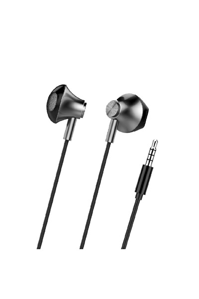 Linktech H335 Mikrofonlu 3.5 MM Kulak İçi Kablolu Kulaklık Siyah