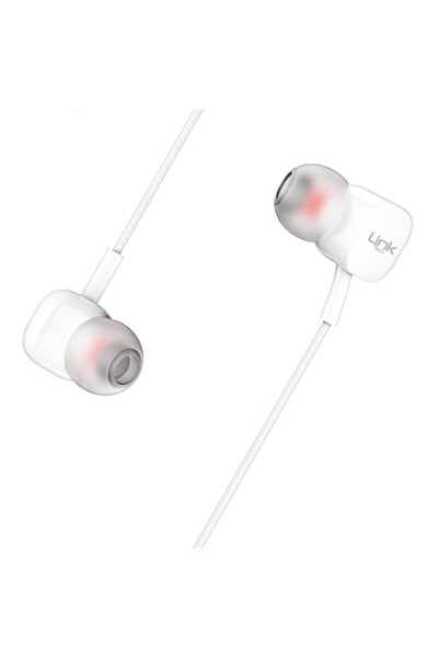 Linktech H16 Type-c Stereo Kulak İçi Kablolu Kulaklık Beyaz