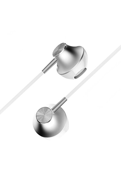 Linktech H335 Mikrofonlu 3.5 MM Kulak İçi Kablolu Kulaklık Beyaz