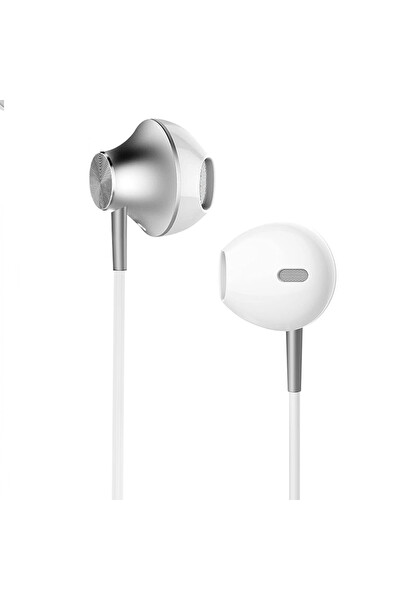 Linktech H335 Mikrofonlu 3.5 MM Kulak İçi Kablolu Kulaklık Beyaz