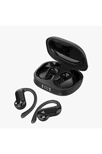 Linktech S29 ENC TWS Sporcu Su ve Tere Dayanıklı Kancalı Kablosuz Kulaklık Siyah