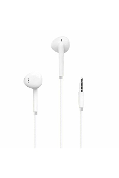 Linktech H35 Mikrofonlu 3.5 MM Kulak İçi Kablolu Kulaklık Beyaz