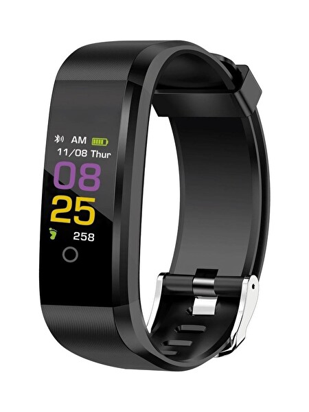 Polosmart FS55 Kablosuz Kulaklık Pembe - Polosmart PSSW13 Akıllı Bileklik Siyah Set