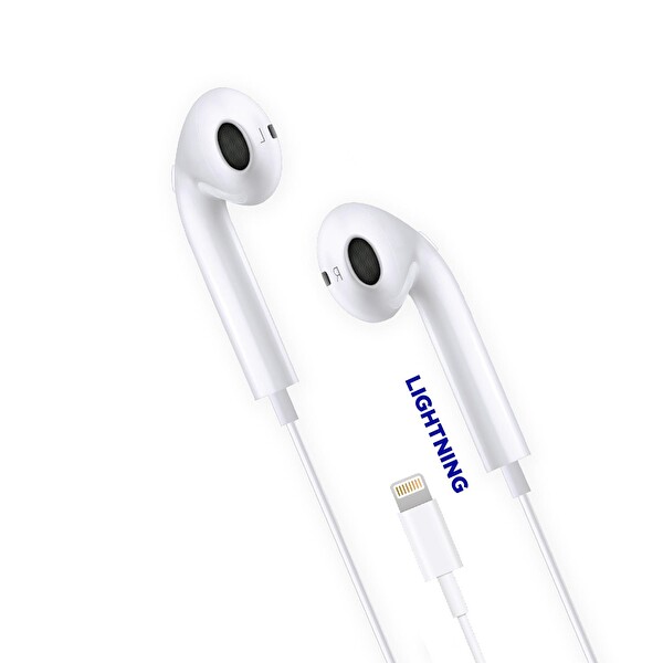 Polosmart PBS226 Lightning Kablolu Kulak İçi Kulaklık Beyaz