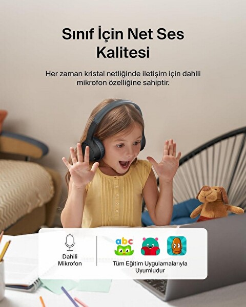 Belkin SoundForm Mini Kablosuz Çocuk Kulaklığı Pembe