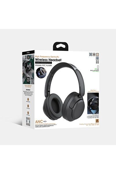 Zuidid FH-06 ANC 5.3 Özellikli Kulak Üstü Bluetooth Kulaklık - Antrasit