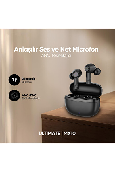 Zuidid ZMX10 - Ultimate ANC-ENC 5.4 Type-C Hızlı Şarj Özellikli Bluetooth Kulaklık