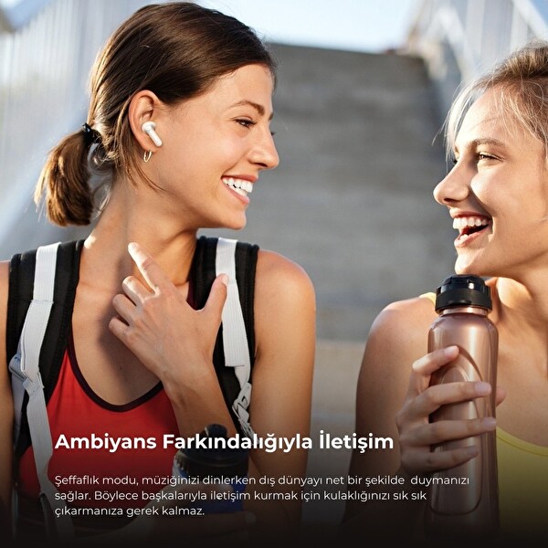 SoundPEATS T3 Pro ANC TWS Bluetooth 5.4 Kablosuz Kulak İçi Kulaklık - Beyaz