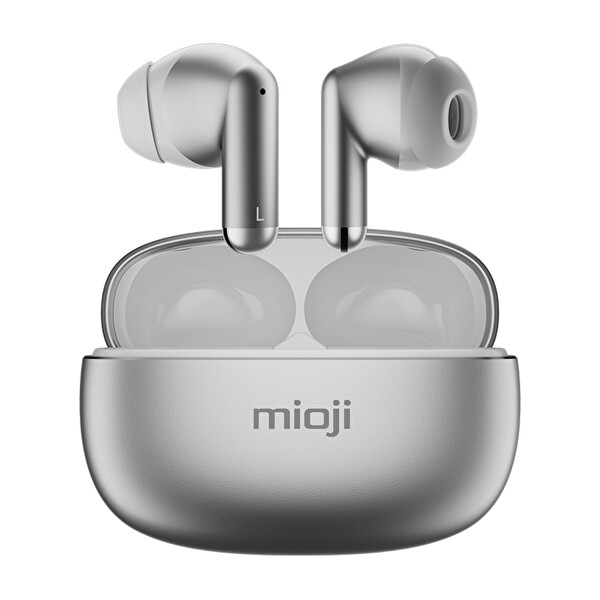 Mioji Air Buds 3 Kablosuz 5.3 IOS Android Windows PC ve Tüm Telefonlar ile Uyumlu Bluetooth Kulaklık - Gümüş