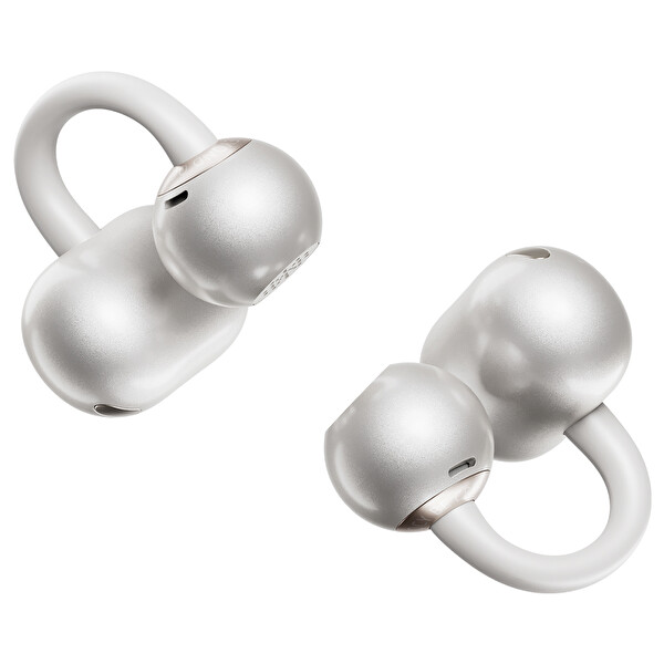 Qcy C50 Crossky 6.0 Çift Cihaz Çift Mıknatıs 35 Saat Dinleme Küpe Kulaklık Beyaz