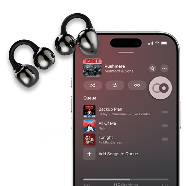 Mioji Air Buds 2 Kablosuz 5.4 Bluetooth Kulaklık Siyah