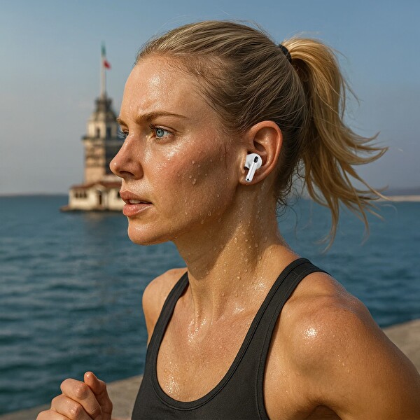 Mioji Air Buds Pro 2 Kablosuz 5.4 Bluetooth Kulaklık Gümüş