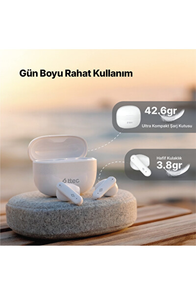 Ttec Airbeat Crips Tws Bass - Hd Ses Ve Dokunmatik Kontrol Özellikli Bluetooth Kulaklık