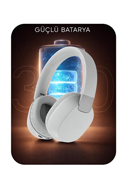 Başkenttekno HD50 Kablosuz Kulak Üstü Bluetooth Kulaklık - Gri