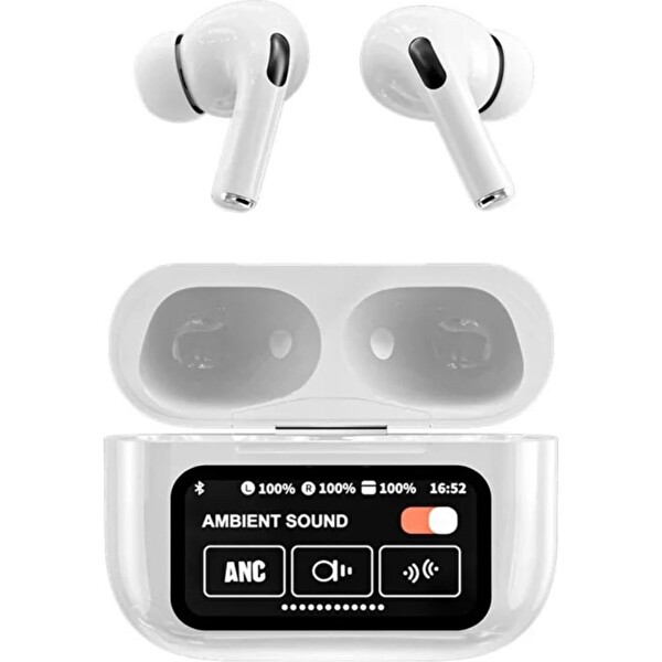 Başkenttekno AirPods Pro 2 Uyumlu Dokunmatik Ekranlı ANC Bluetooth Kulaklık