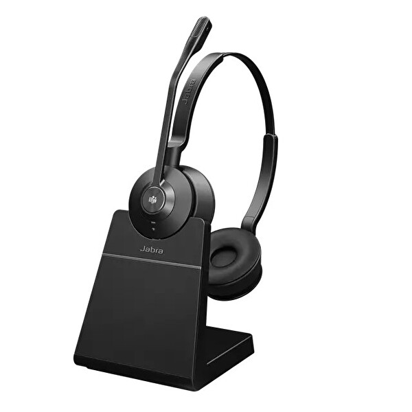 Jabra Engage 55 SE Stereo USB-A UC Şarj Üniteli Kablosuz Kulak Üstü Kulaklık